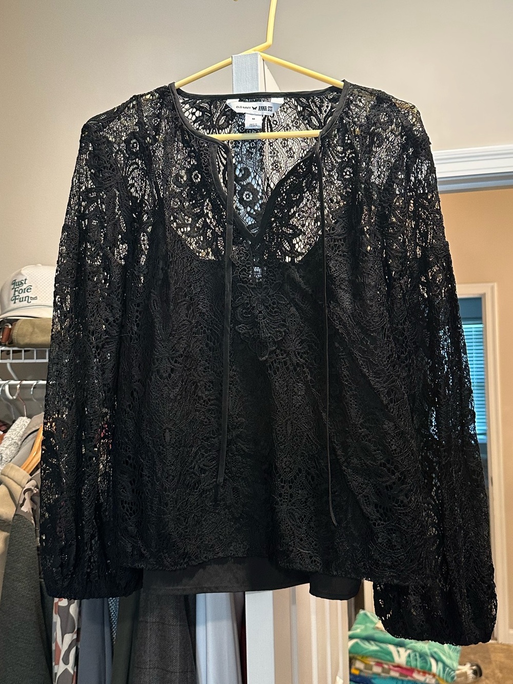 Anna Sui x Old Navy Black Blouse